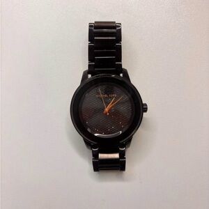 Michael Kors Black and Gold Watch
